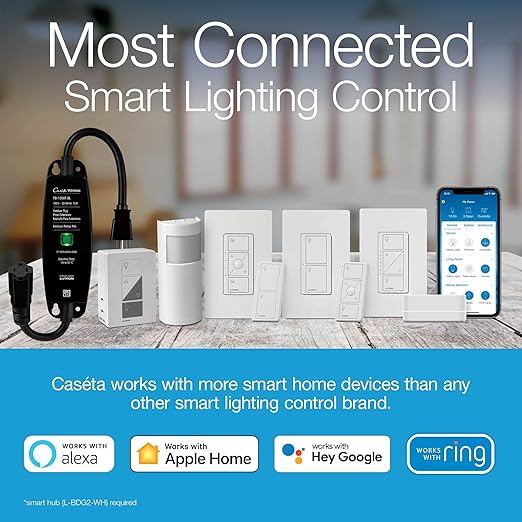 Lutron Caseta Original Smart Light Switch,