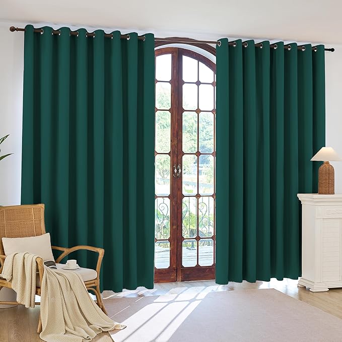 100% Blackout Curtains 108 Inch Length