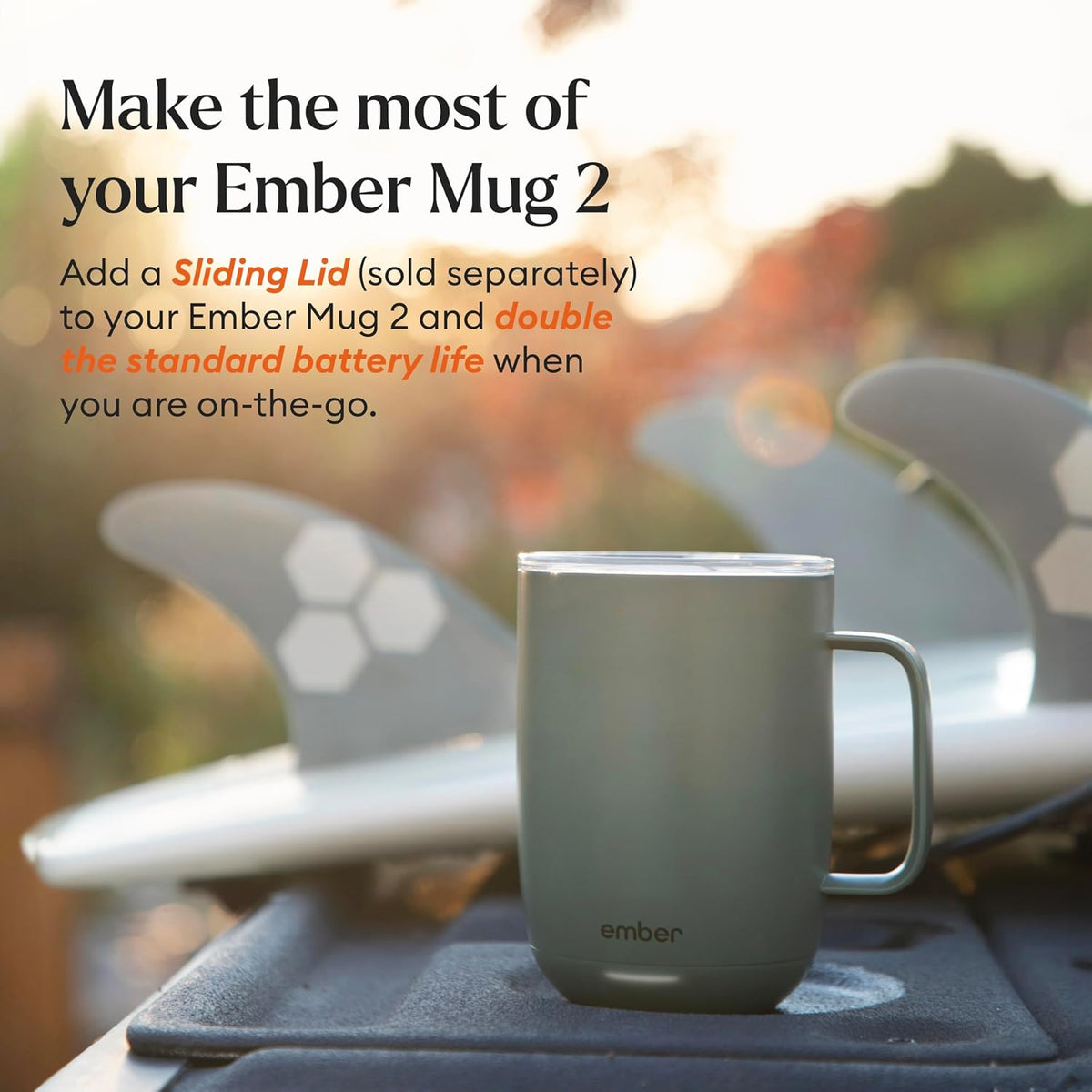 Ember Temperature Control 14oz Smart Mug 2, App-Controlled and Rechargeable H...