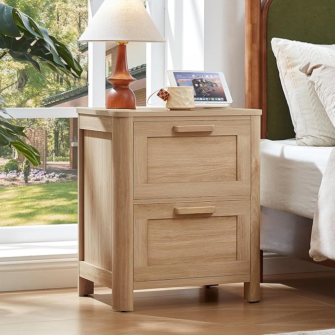 Joaxswe Farmhouse Nightstand
