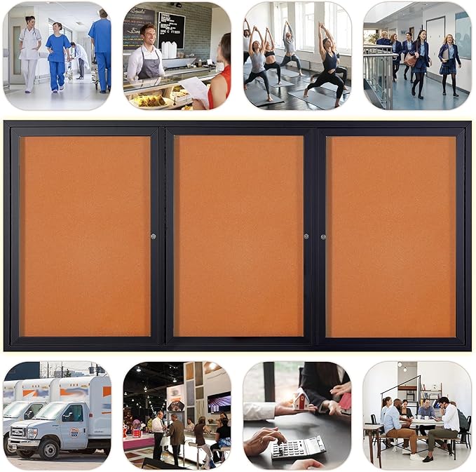 Enclosed Bulletin Board Outdoor Noticeboard