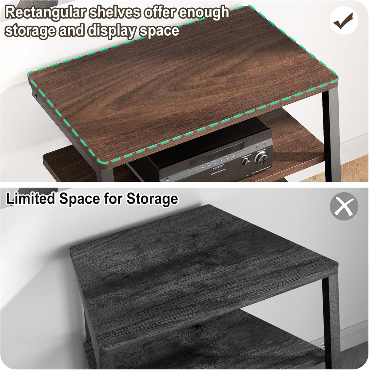 AV Media Stand, Stereo Stands and Racks Small Entertainment Center