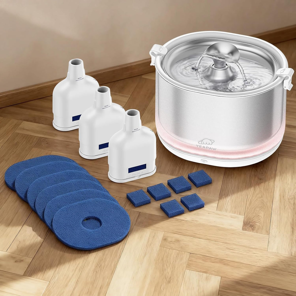 Cat Water Fountain Filters, 3 Pack, 6-Month Supply