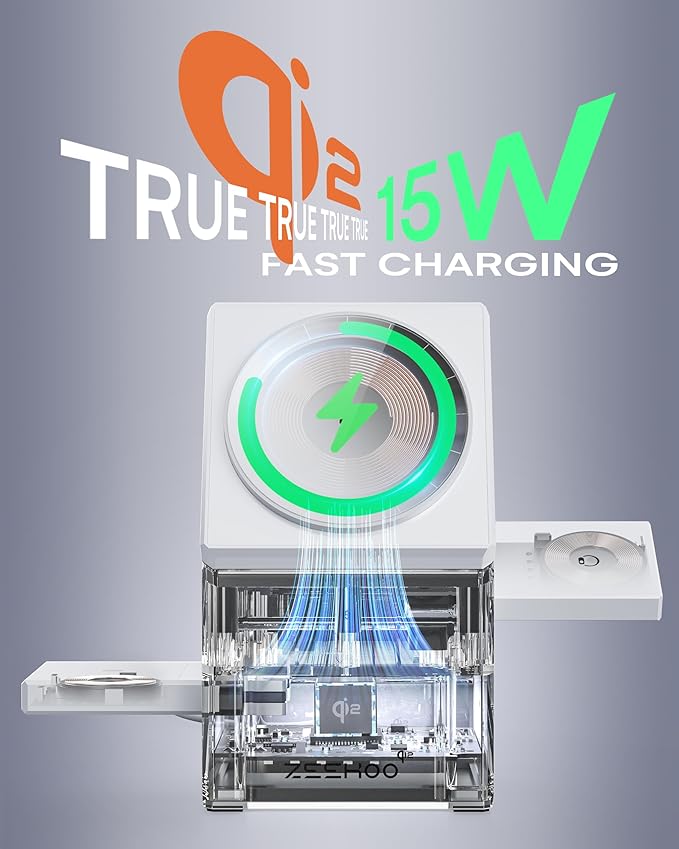 ZEEHOO 3 in 1 Charging Station,