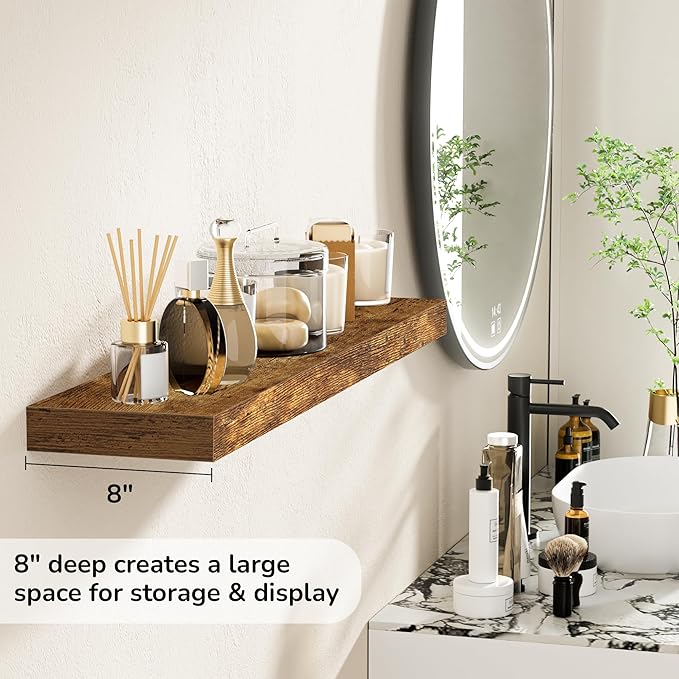 Fun Memories 36 Inch Floating Shelves (2 Pack)