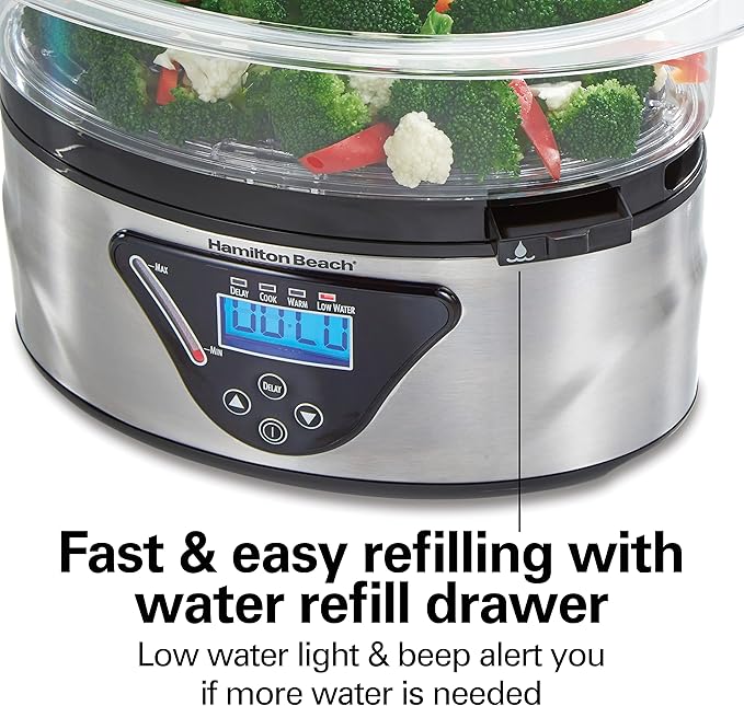 Hamilton Beach Digital Electric Food Steamer & Rice Cooker