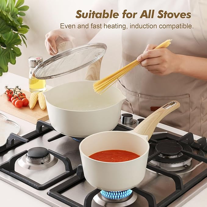 SENSARTE Ceramic Nonstick Sauce Pan