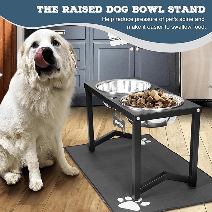 Elevated Dog Bowls, Metal Raised Dog Bowl Stand