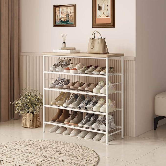 SUOERNUO Shoe Rack Organizer 5 Tier