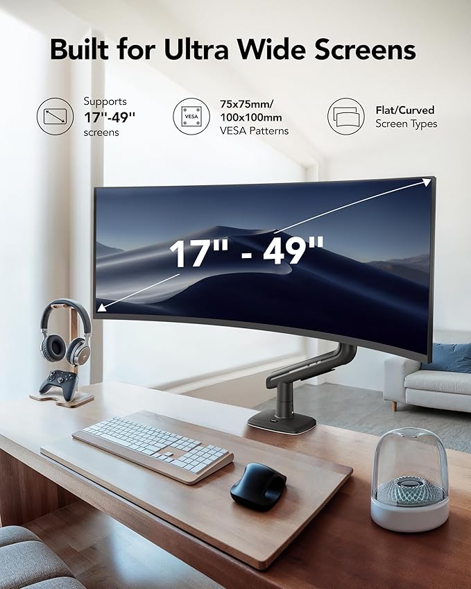 HUANUO TitanLift Heavy Duty Monitor Arm