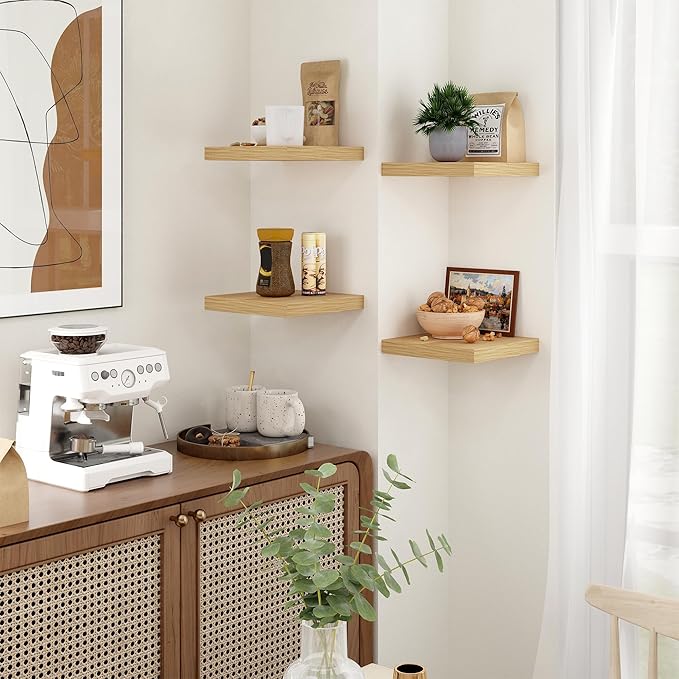 Fun Memories Square Floating Shelves (Set of 4)