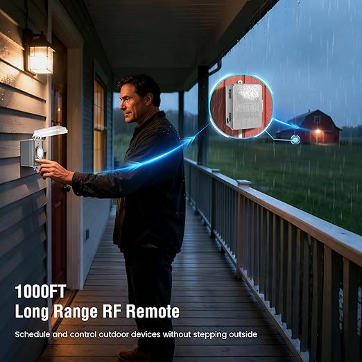 SURAIELEC 40A 240V 3HP Outdoor Timer Switch