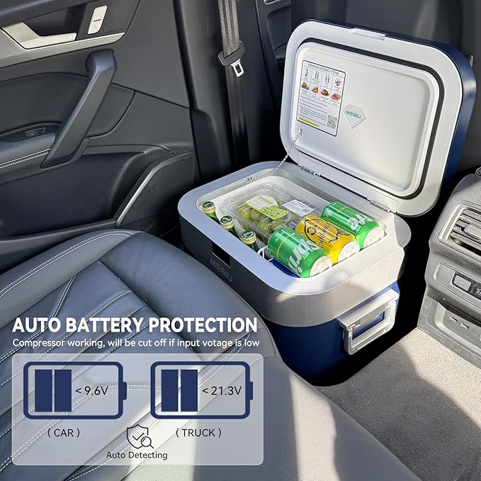 Car Refrigerator Portable Car Fridge 12V Refrigerator 23 Quart Freezer