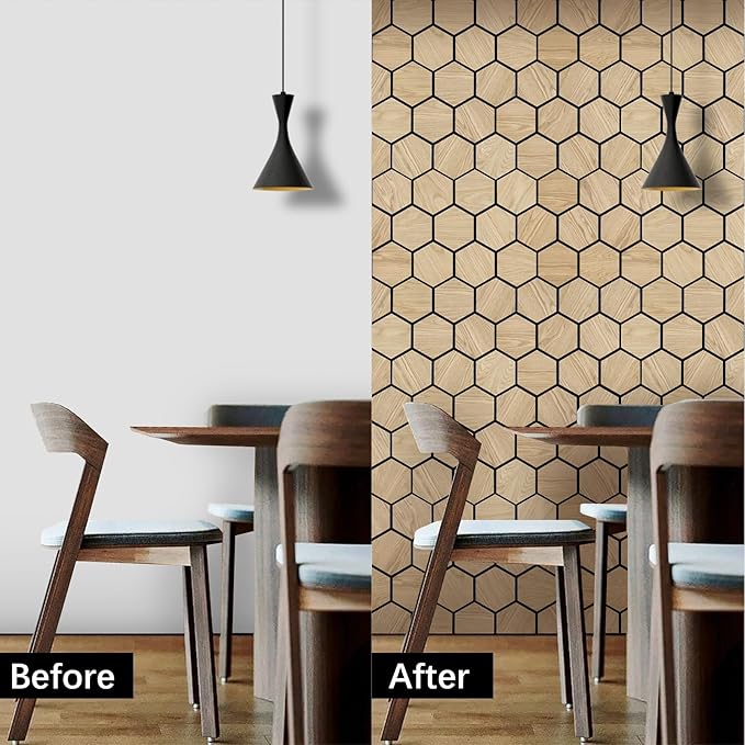 ARMURO Hexagon Wall Panels (4 PCS)