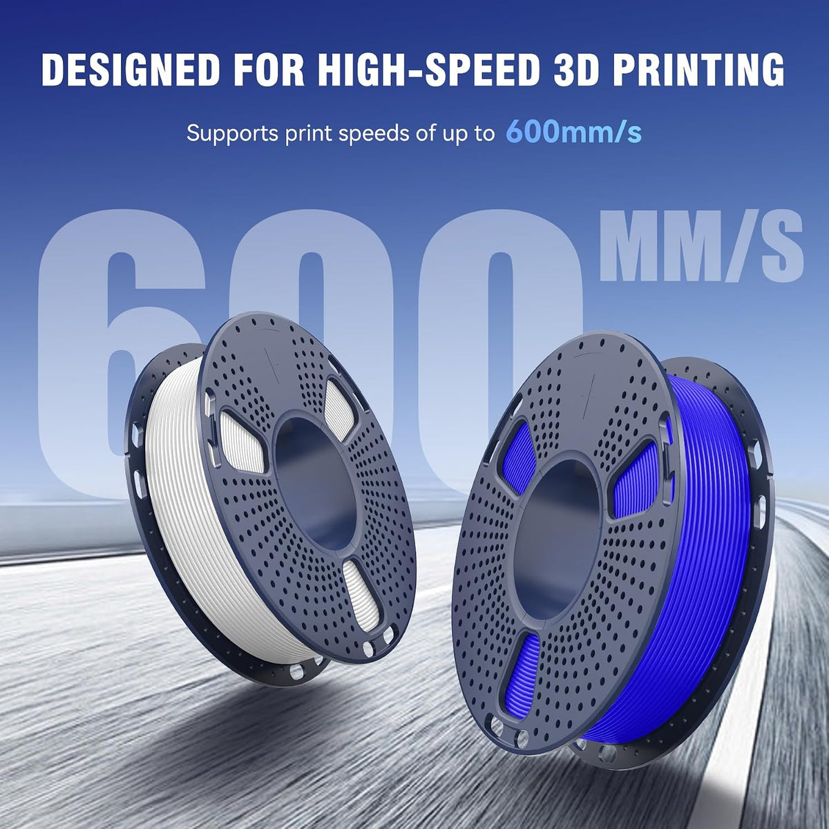 JAYO Rapid PLA 3D Printer Filament Bundle 2KG, 8 Pack 250g