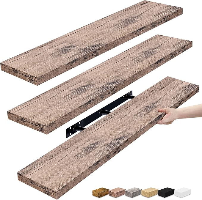 Sorbus Floating Shelves for Wall (3 Pack)