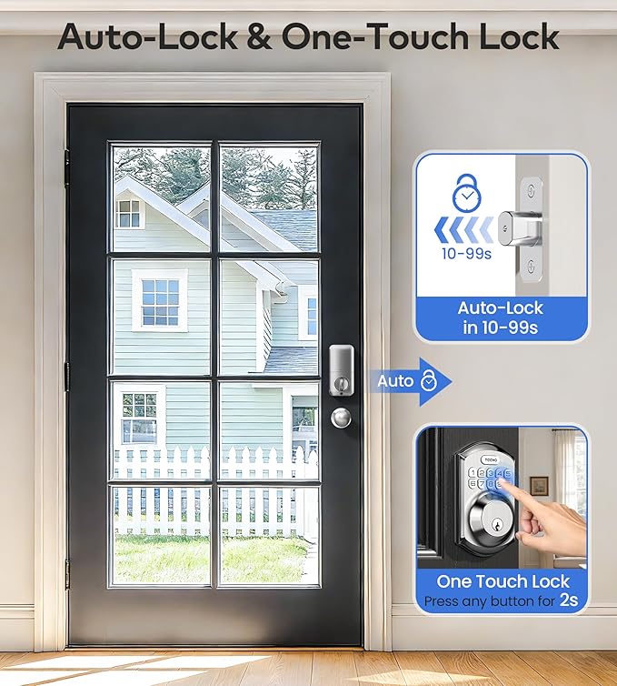 TEEHO TE001K Keyless Entry Door Lock