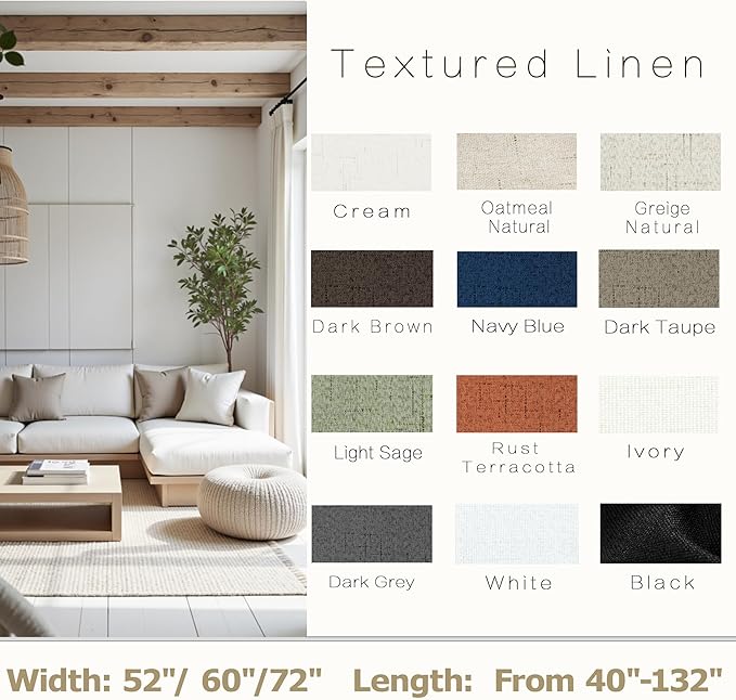 KOUFALL French Country Curtains