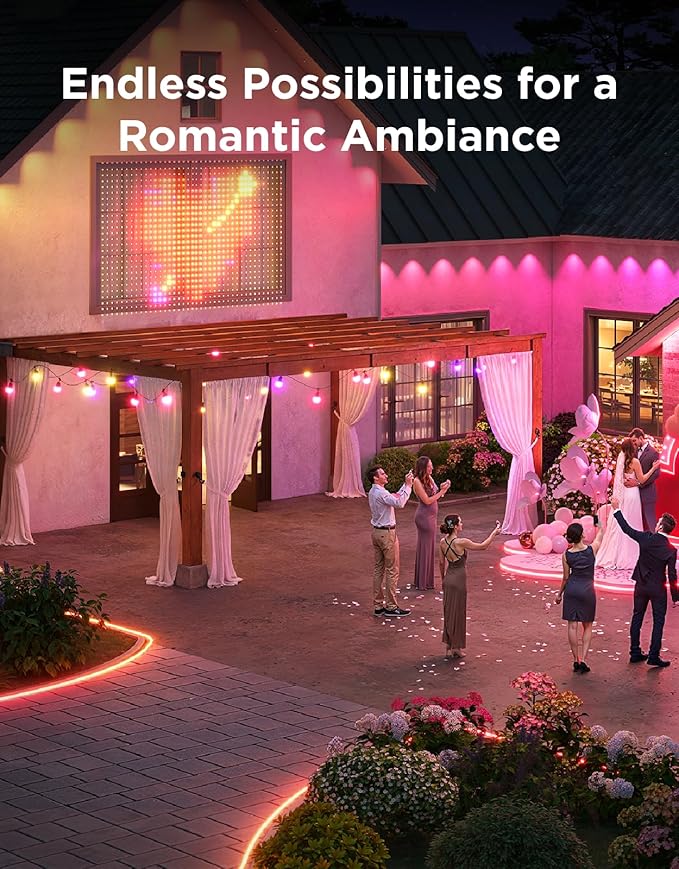 Govee Smart Outdoor String Lights 2, 144ft Outdoor Lights