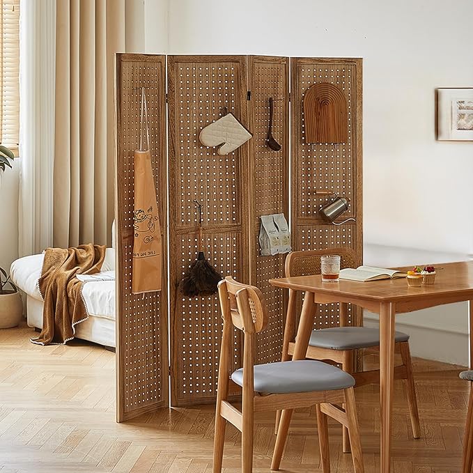 Asnefeli Pegboard Display Room Divider