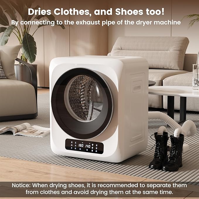 VCJ Portable Dryer for Laundry, 12lbs Clothes Dryer