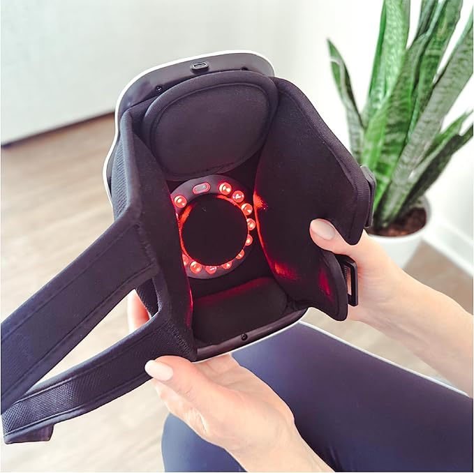 Nobol PhysioFlex Portable Warm Up & Recovery Knee Massager – Cordless Red...