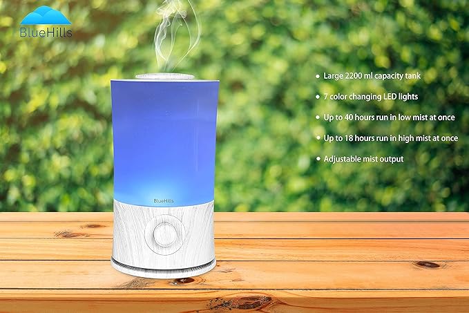 BlueHills Premium 2000 ML XL Large Essential Oil Diffuser Aromatherapy