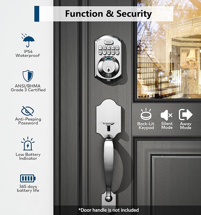 TEEHO TE002 Fingerprint Door Lock