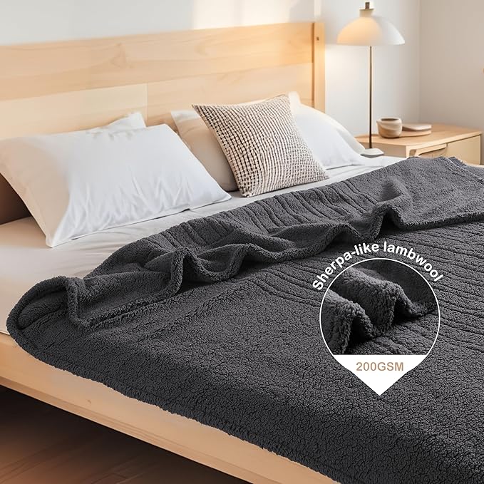 Electric Heated Blanket Full Size 72"×84"