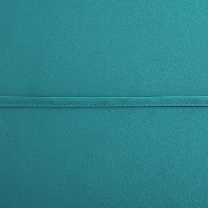 KOUFALL Teal Curtains 96 Inches Long