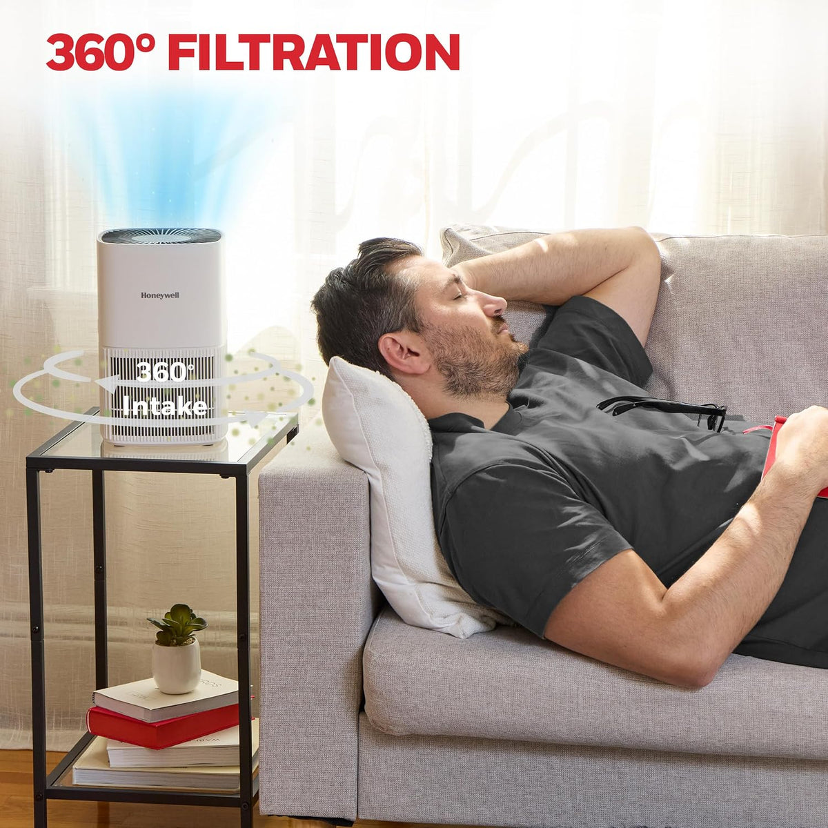 Honeywell Allergen Plus Compact Small Room HEPA Air Purifiers for Home