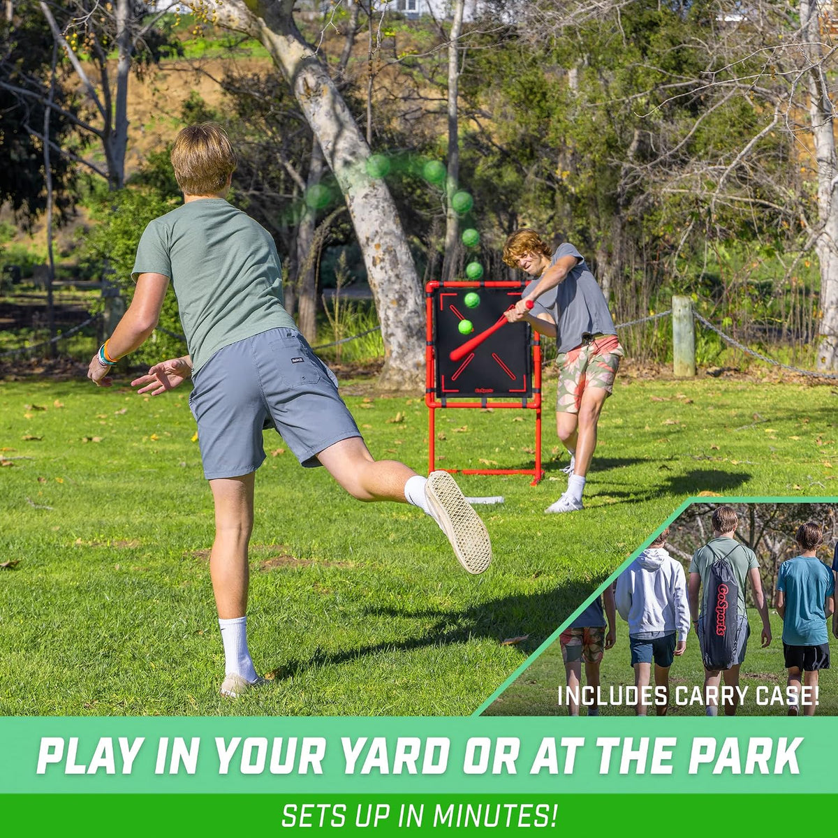 GoSports Baseball Strike Zone Target for Plastic Balls - Compatible with Blit...