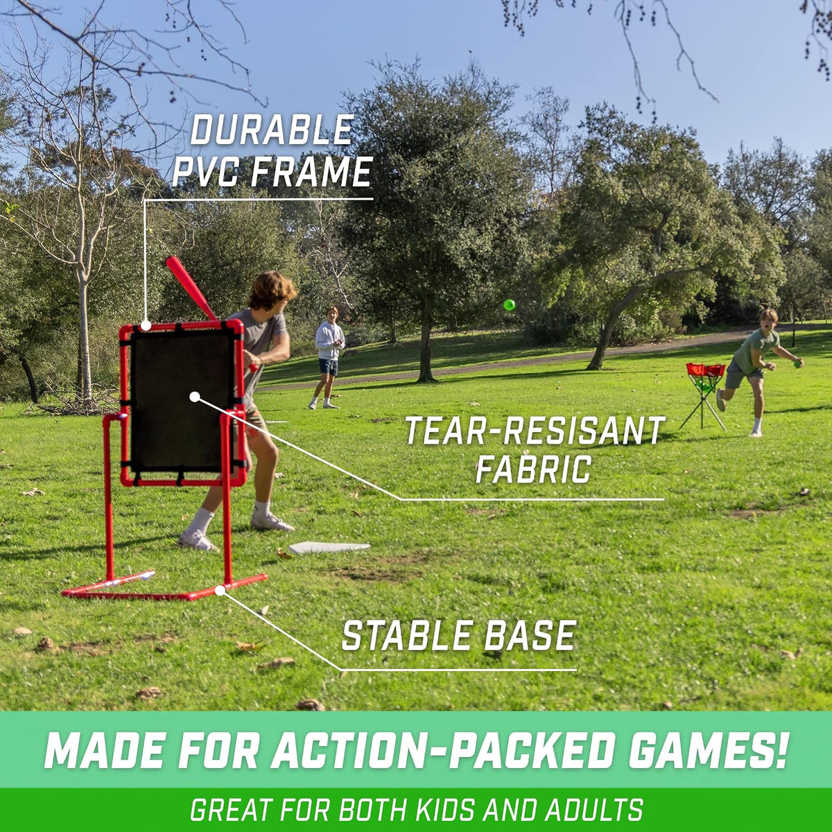 GoSports Baseball Strike Zone Target for Plastic Balls - Compatible with Blit...