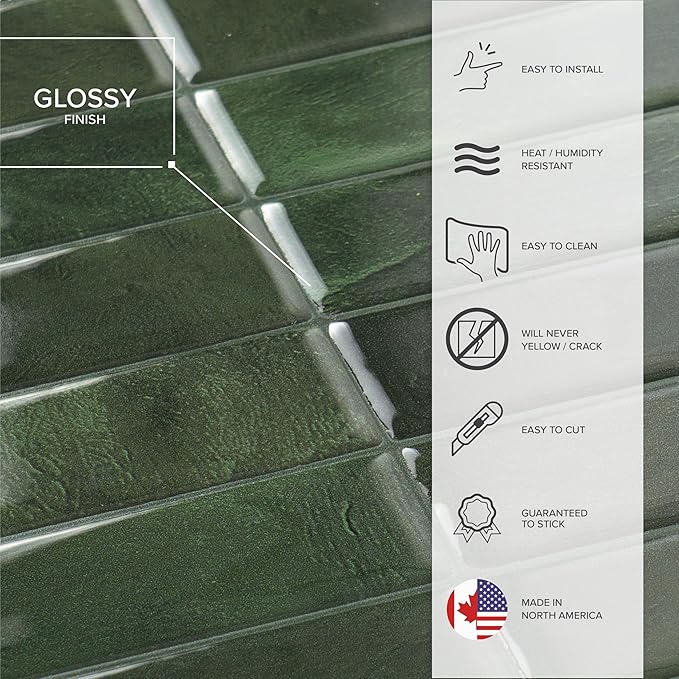 Smart Tiles SMART TILES Peel and Stick Backsplash