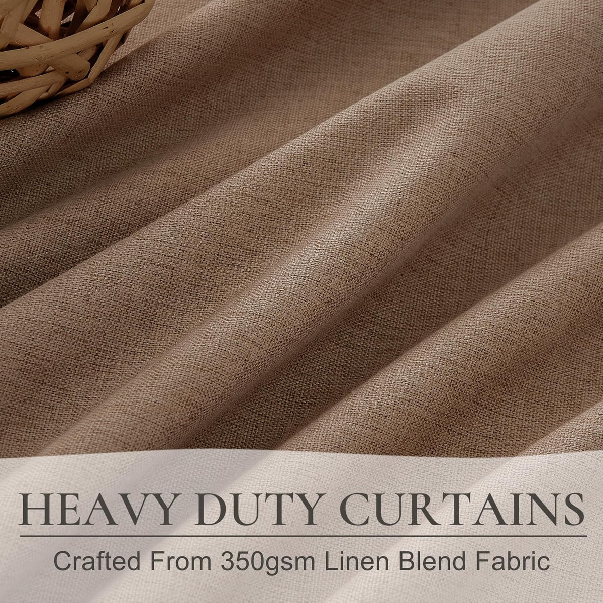 Rust Brown Short Small Window Room Darkening Curtains 54 Inches Long for Bedr...