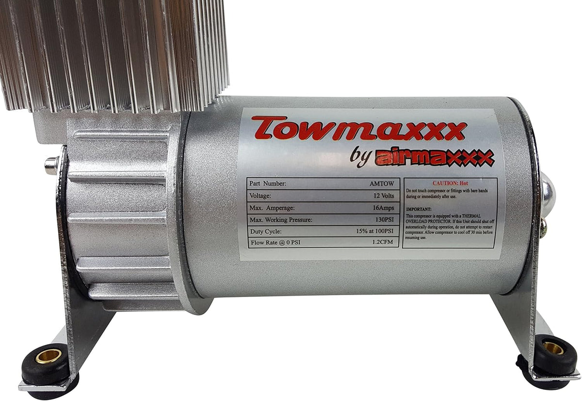 Tow Kit w/Compressor & Black Air Gauge
