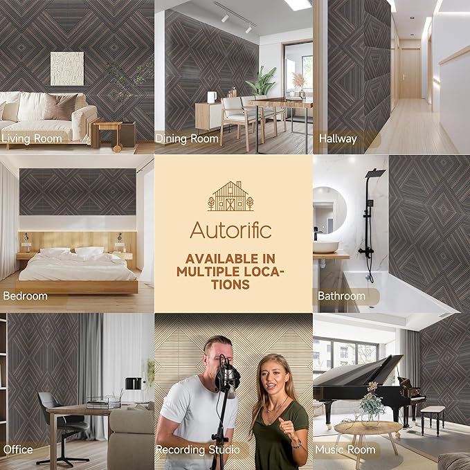 Acoustic Panels for Wall and Ceiling (6 Pack)