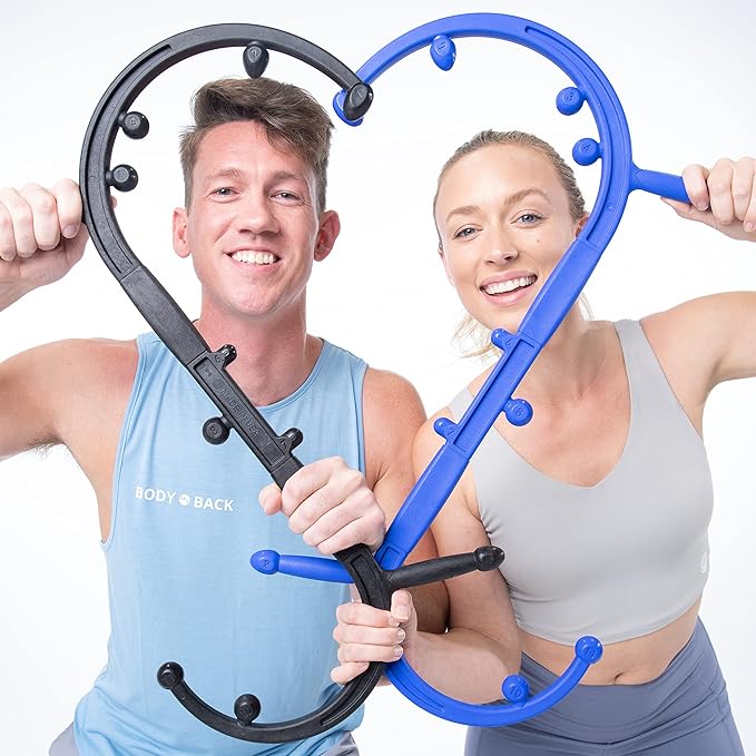 Body Back Buddy Elite His and Hers Bundle– USA Made – Trigger Point Massage Tool