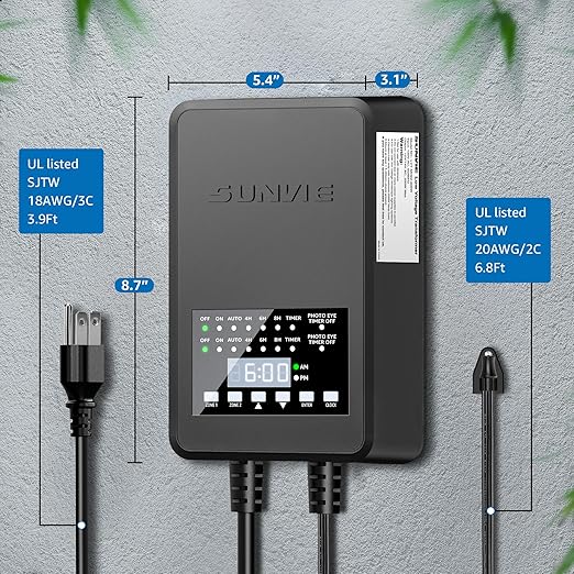SUNVIE 200W Low Voltage Landscape Transformer