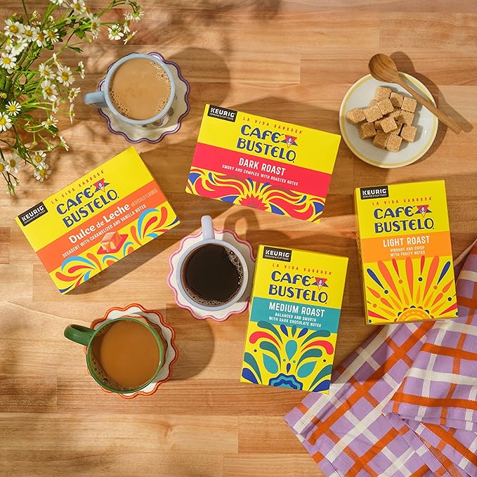 Café Bustelo Dulce de Leche Artificially Flavored Coffee, 10 Ct. K-Cup pods (...