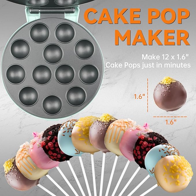 Baker's Friend Cake Pop Maker Machine Set