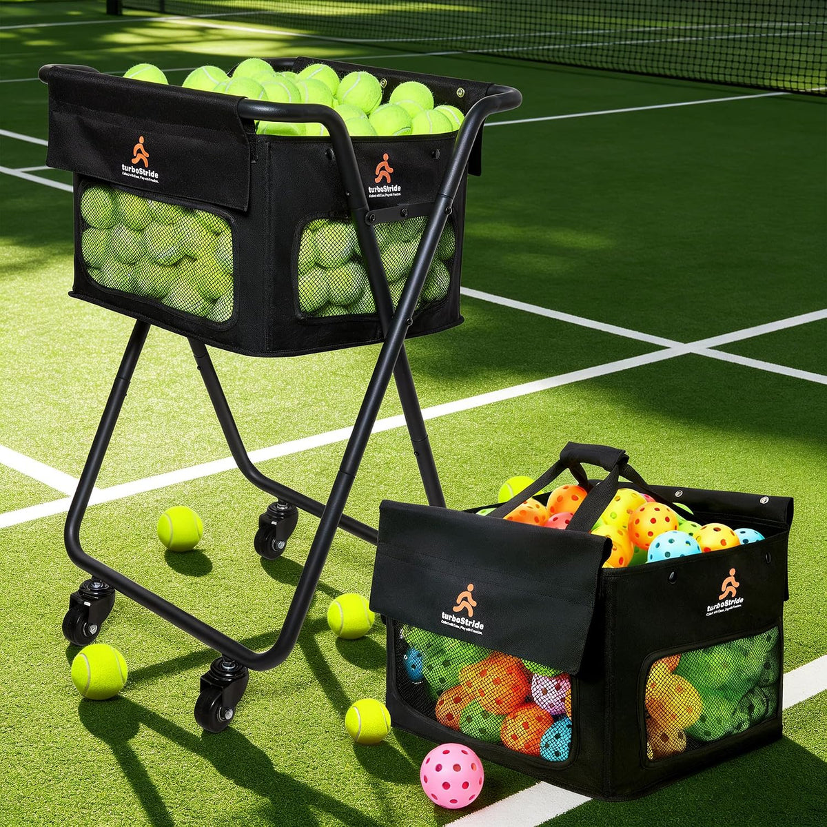 Tennis Ball Hopper for Pickup, Storage & Training