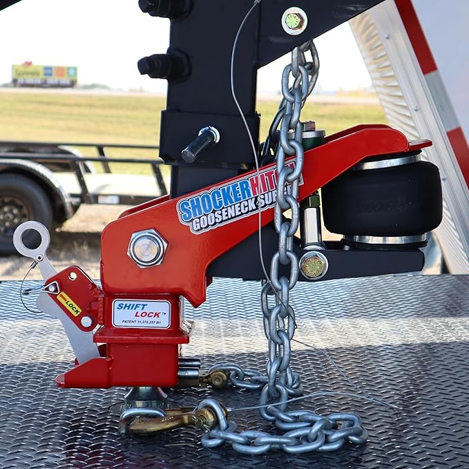 Shocker 30K Gooseneck Surge Air Hitch & Shift Lock Coupler