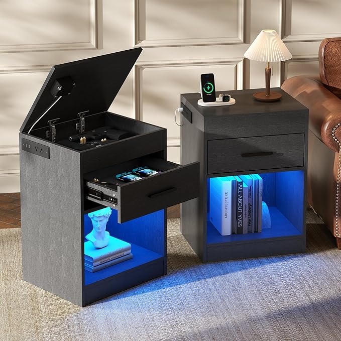 Auromie Set of 2 Nightstand